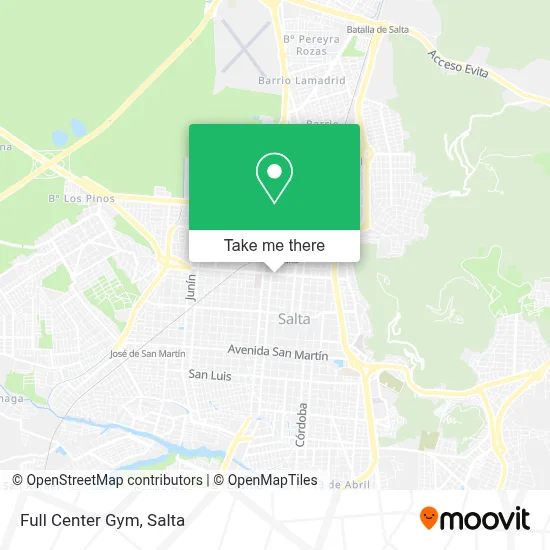 Full Center Gym map