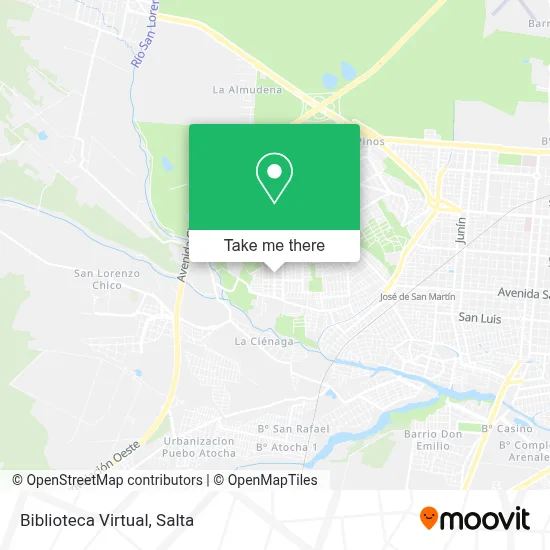 Biblioteca Virtual map