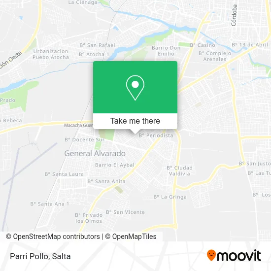 Parri Pollo map
