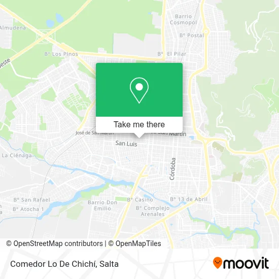 Comedor Lo De Chichí map