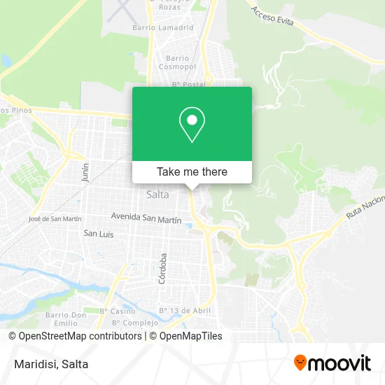 Maridisi map