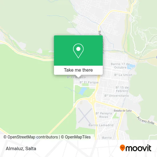 Almaluz map