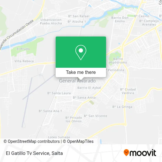 El Gatillo Tv Service map
