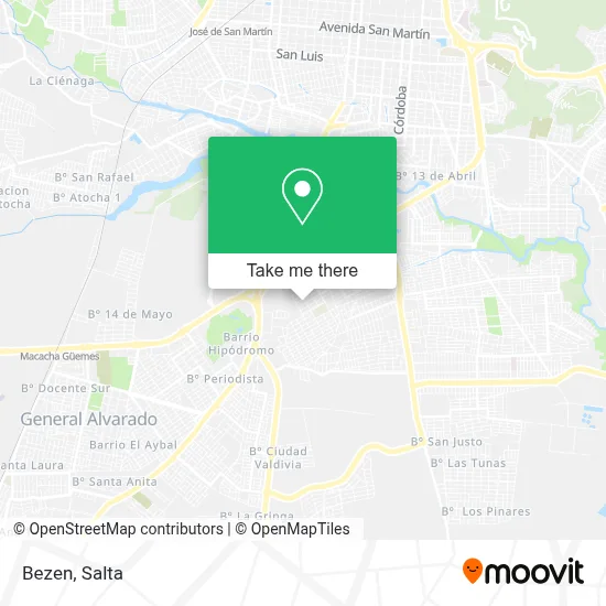 Bezen map