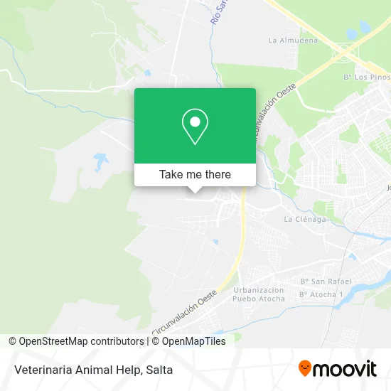 Veterinaria Animal Help map