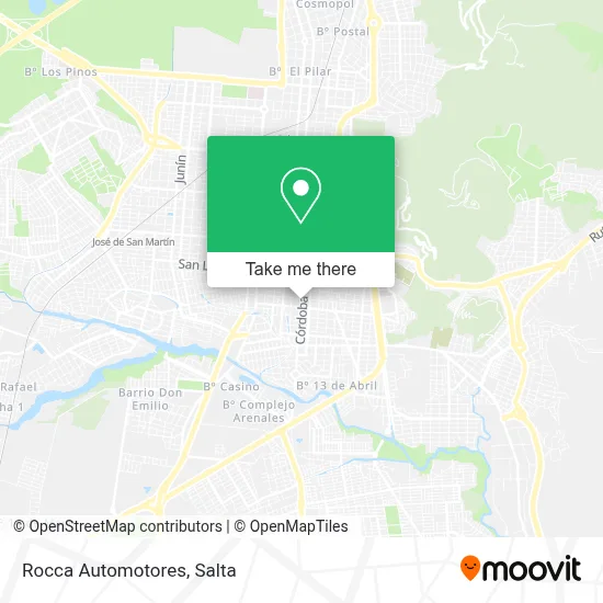 Rocca Automotores map