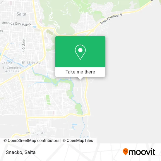 Snacko map