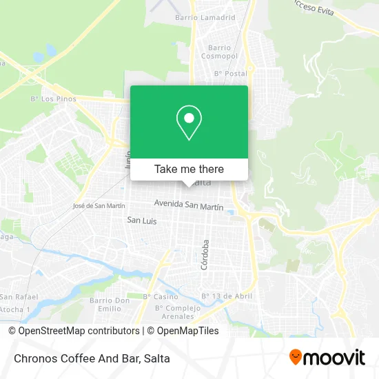 Chronos Coffee And Bar map