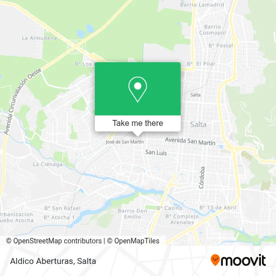 Aldico Aberturas map