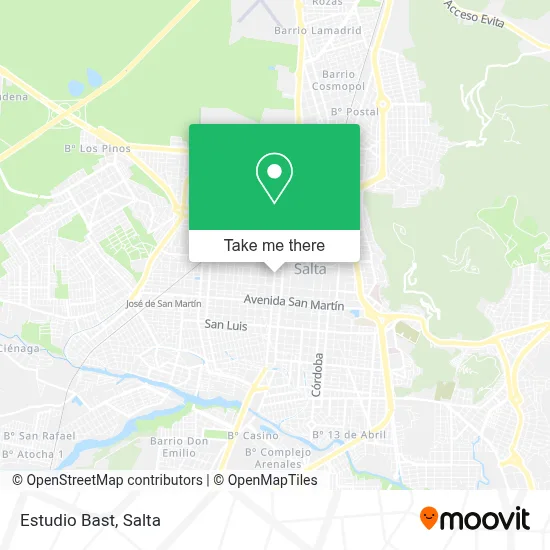 Estudio Bast map