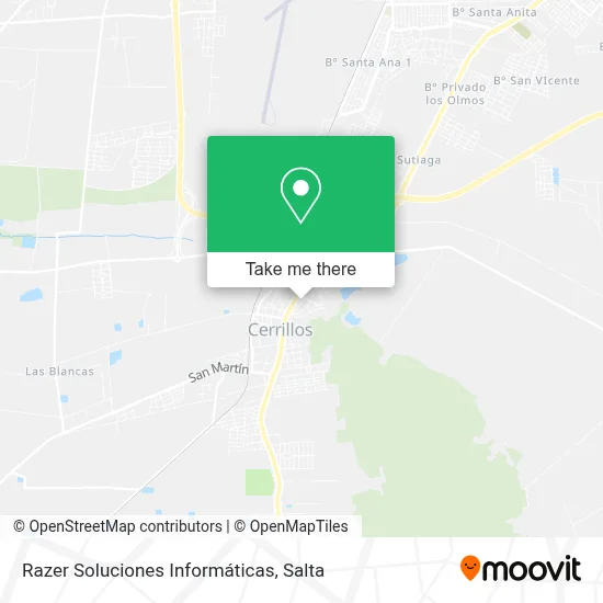 Razer Soluciones Informáticas map