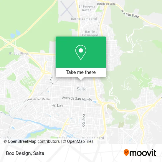 Box Design map