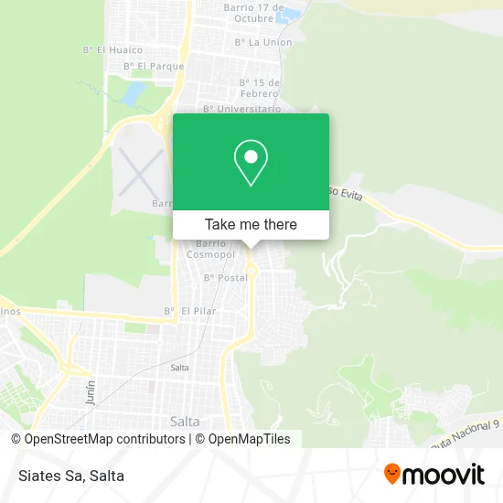 Siates Sa map