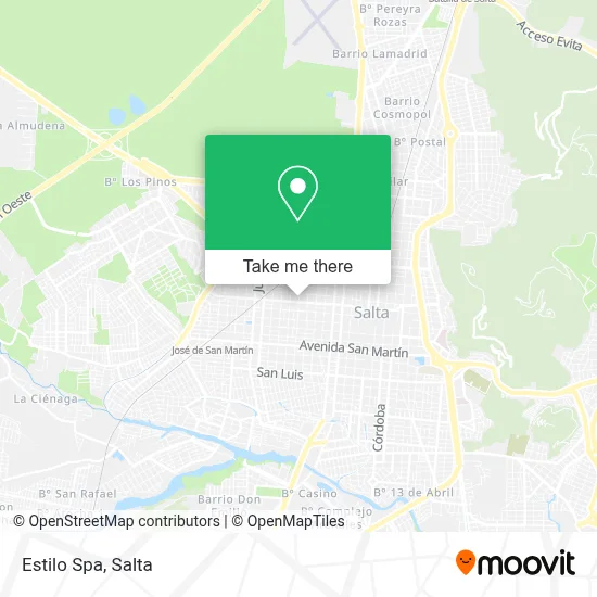 Estilo Spa map
