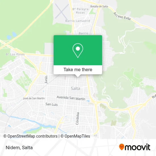 Nidem map