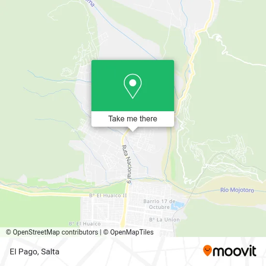 El Pago map