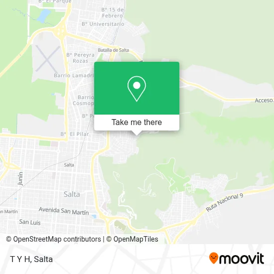 T Y H map