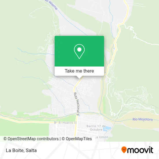 La Boite map