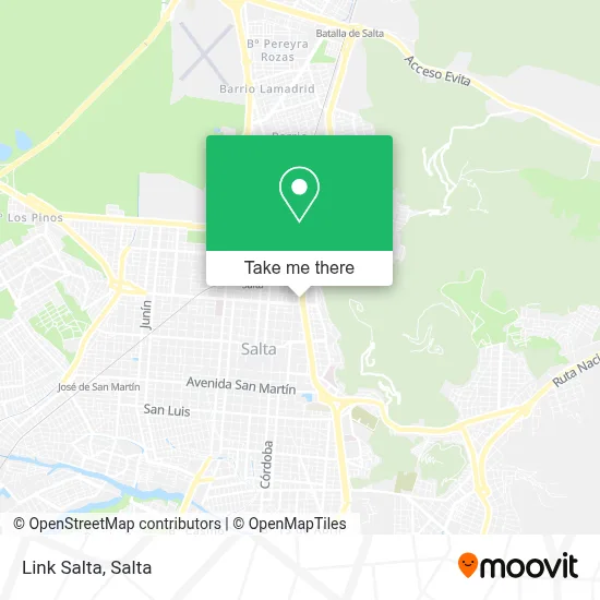 Link Salta map
