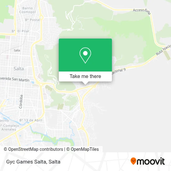 Gyc Games Salta map