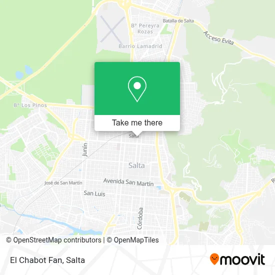 El Chabot Fan map
