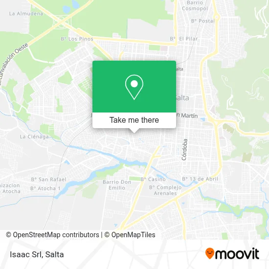 Isaac Srl map