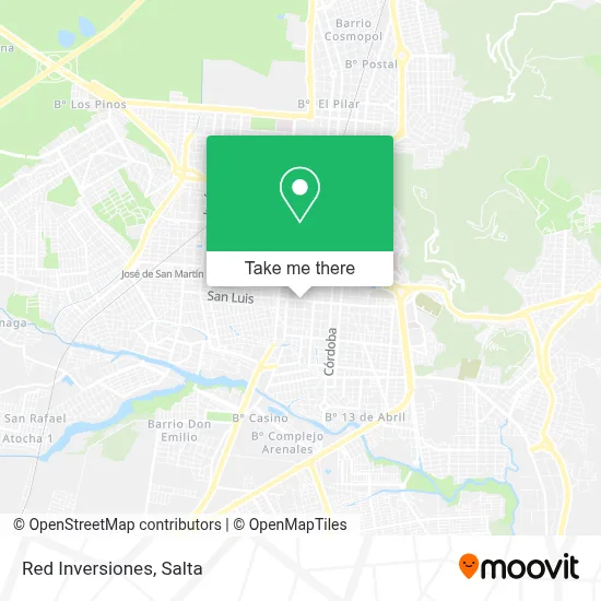 Red Inversiones map