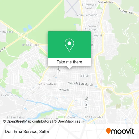 Don Ema Service map