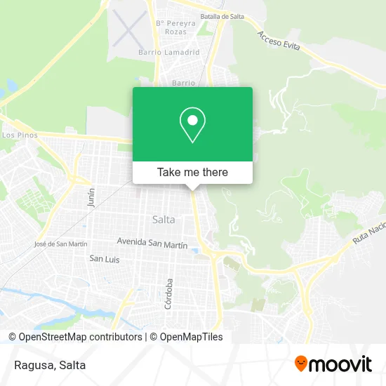 Ragusa map