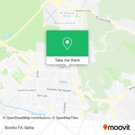 Bonito Fit map