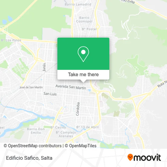 Edificio Safico map