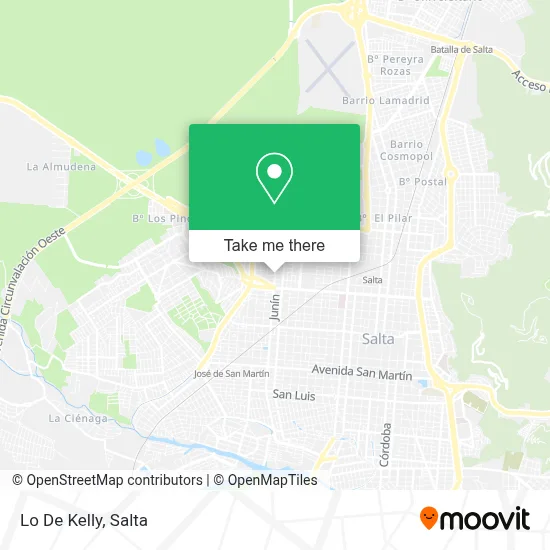 Lo De Kelly map