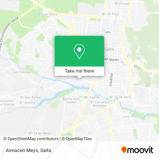 Almacen Meys map
