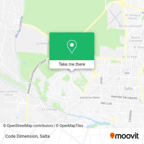 Code Dimension map