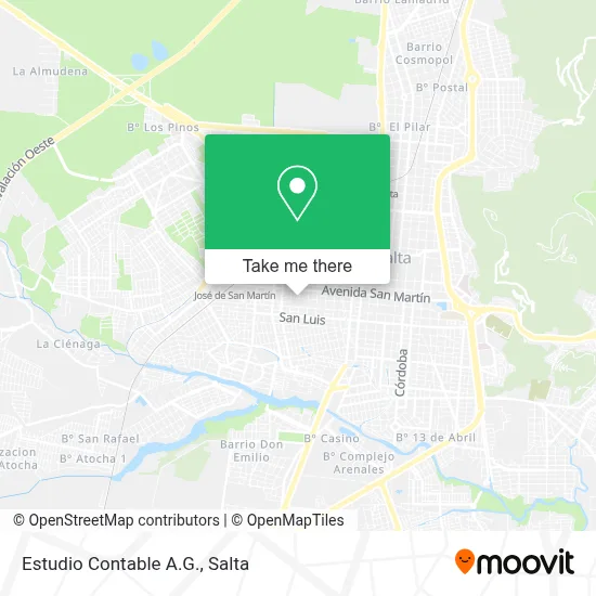 Estudio Contable A.G. map