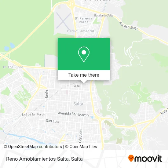 Reno Amoblamientos Salta map