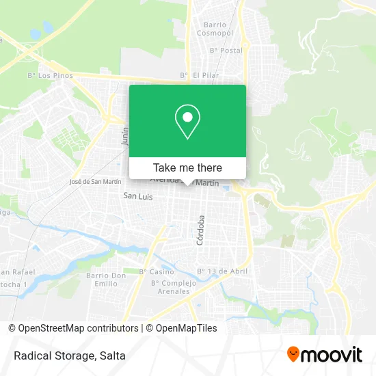 Radical Storage map
