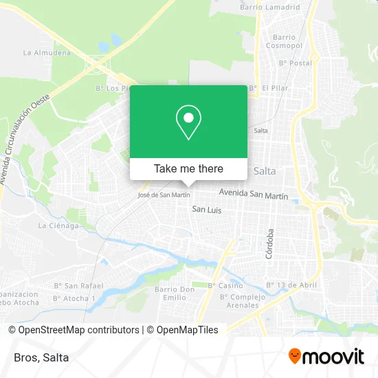 Bros map
