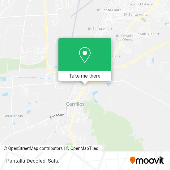 Pantalla Decoled map