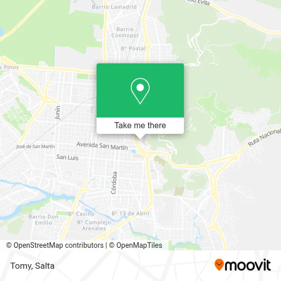 Tomy map
