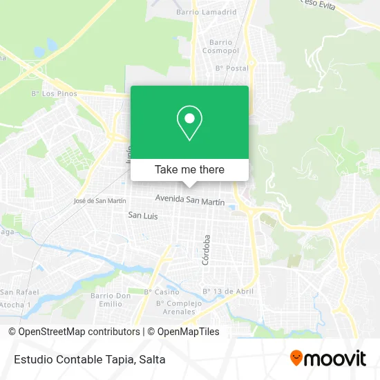 Estudio Contable Tapia map