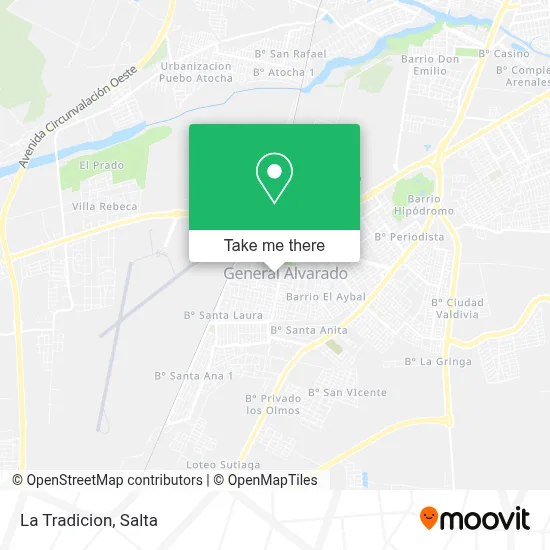 La Tradicion map