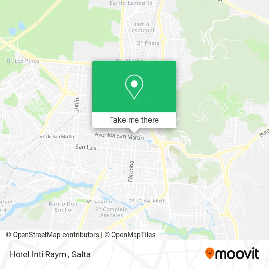 Hotel Inti Raymi map