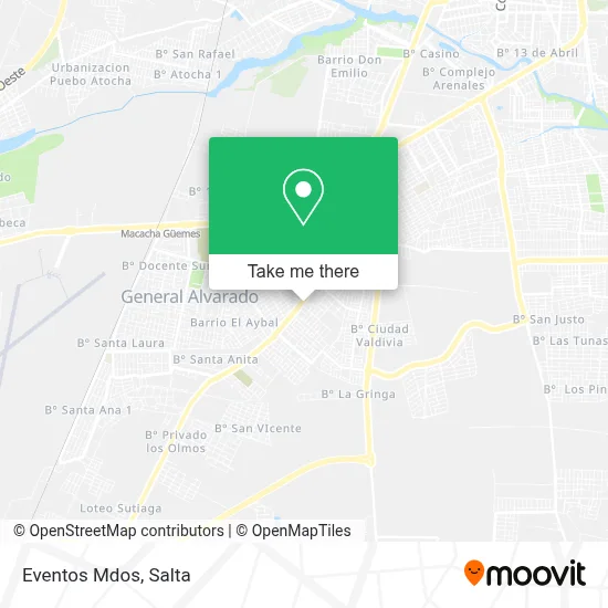 Eventos Mdos map