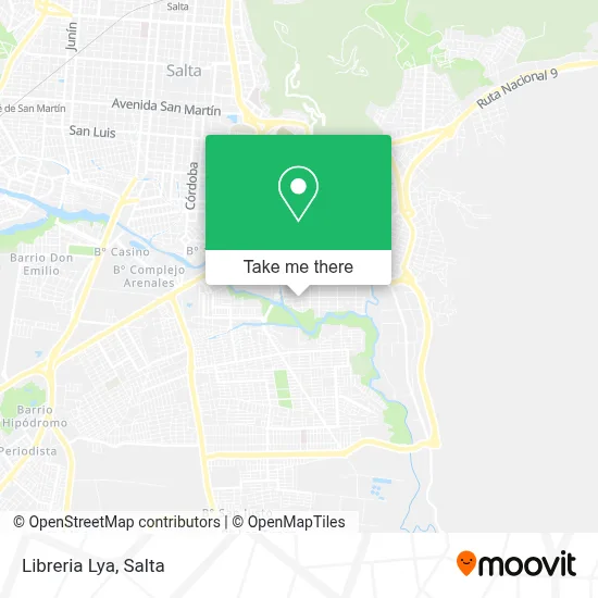Libreria Lya map