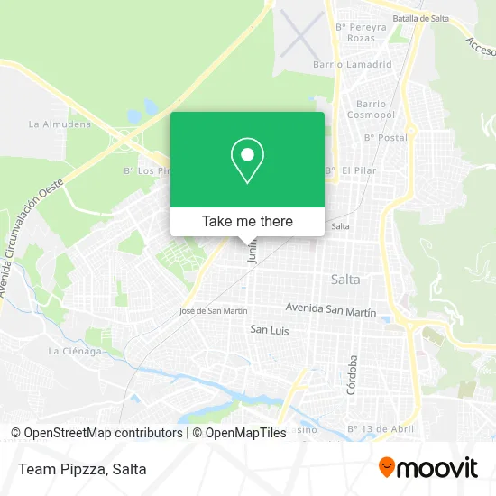 Team Pipzza map