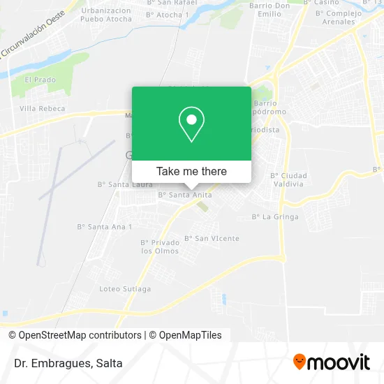 Dr. Embragues map