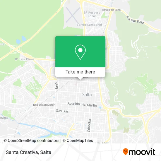 Santa Creativa map