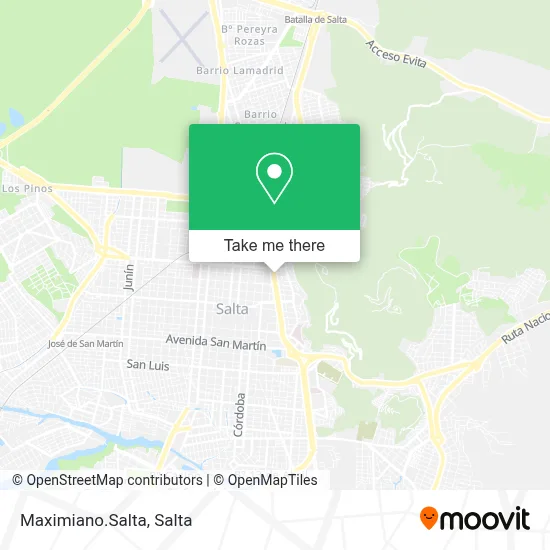 Maximiano.Salta map