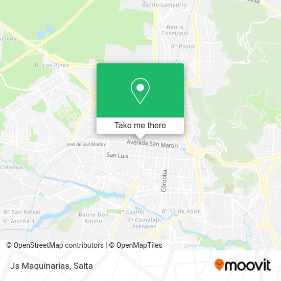 Js Maquinarias map